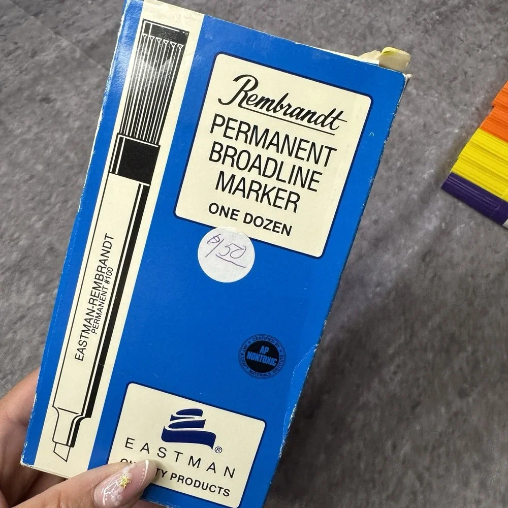 Vintage Eastman-Rembrandt Permanent Broadline Marker Lot 12